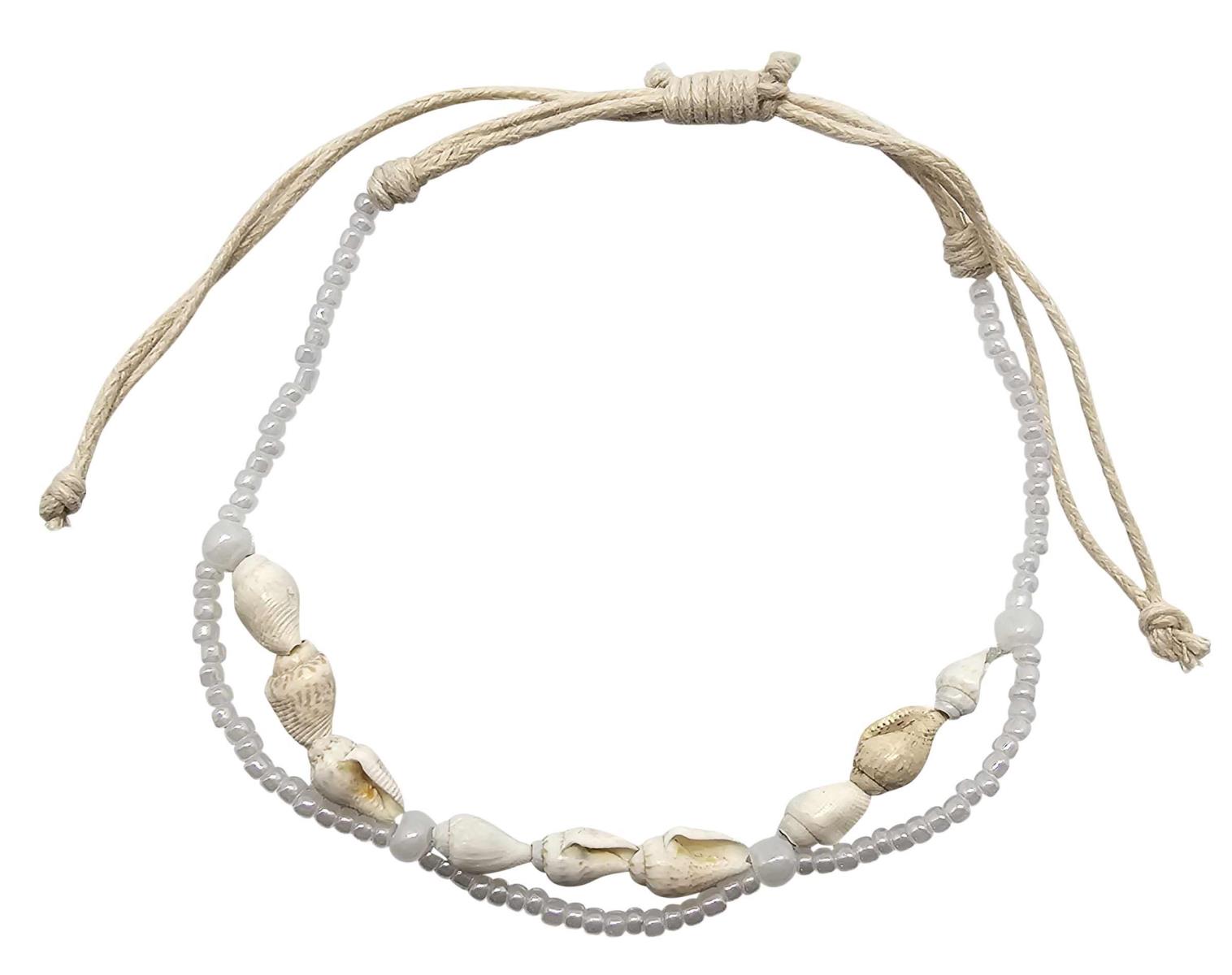 B245 Bracelet Shell & Beads